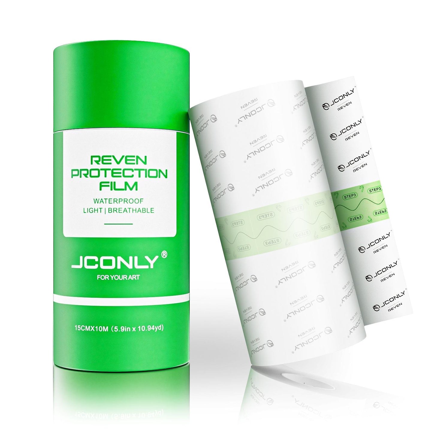 JCONLY REVEN 0.02mm - 15cm x 10m Tattoo Folienverband