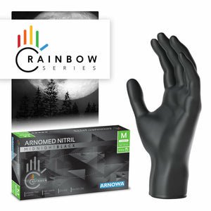 ARNOMED NITRIL MIDNIGHT BLACK – Nitril - Einmalhandschuhe - Schwarz