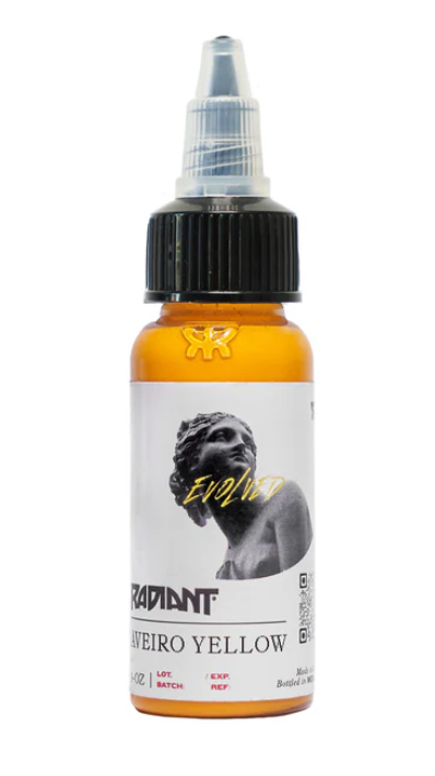 Radiant Colors - Evolved - Tattoo Farbe - Aveiro Yellow 30 ml