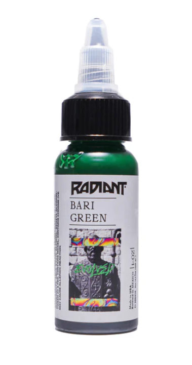 Radiant Colors - Evolved - Tattoo Farbe - Bari Green 30 ml