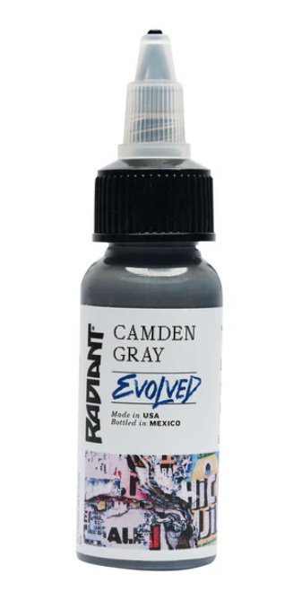 Radiant Colors - Evolved - Tattoo Farbe - Camden Gray 30 ml