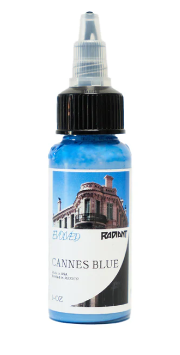 Radiant Colors - Evolved - Tattoo Farbe - Cannes Blue 30 ml