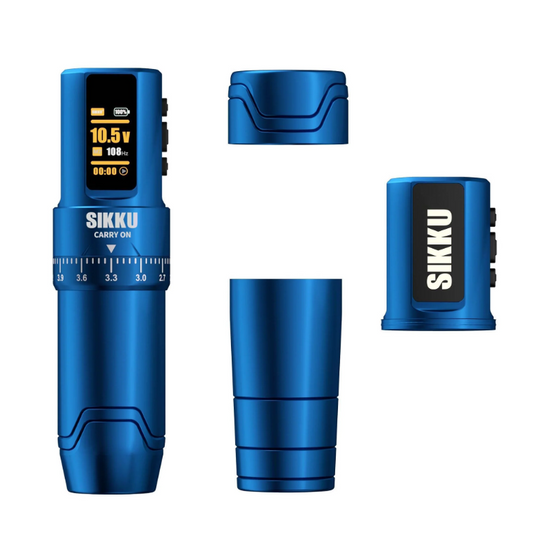 Sikku - Carry On Tattoo Maschine - Navy Blue