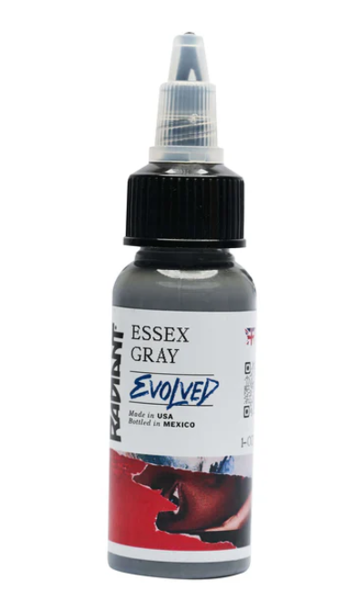 Radiant Colors - Evolved - Tattoo Farbe - Essex Gray 30 ml