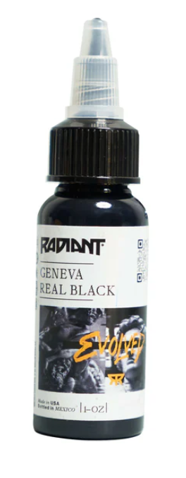 Radiant Colors - Evolved - Tattoo Farbe - Geneva Real Black