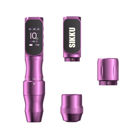 Sikku - Laurel Tattoo Maschine - Hot Pink