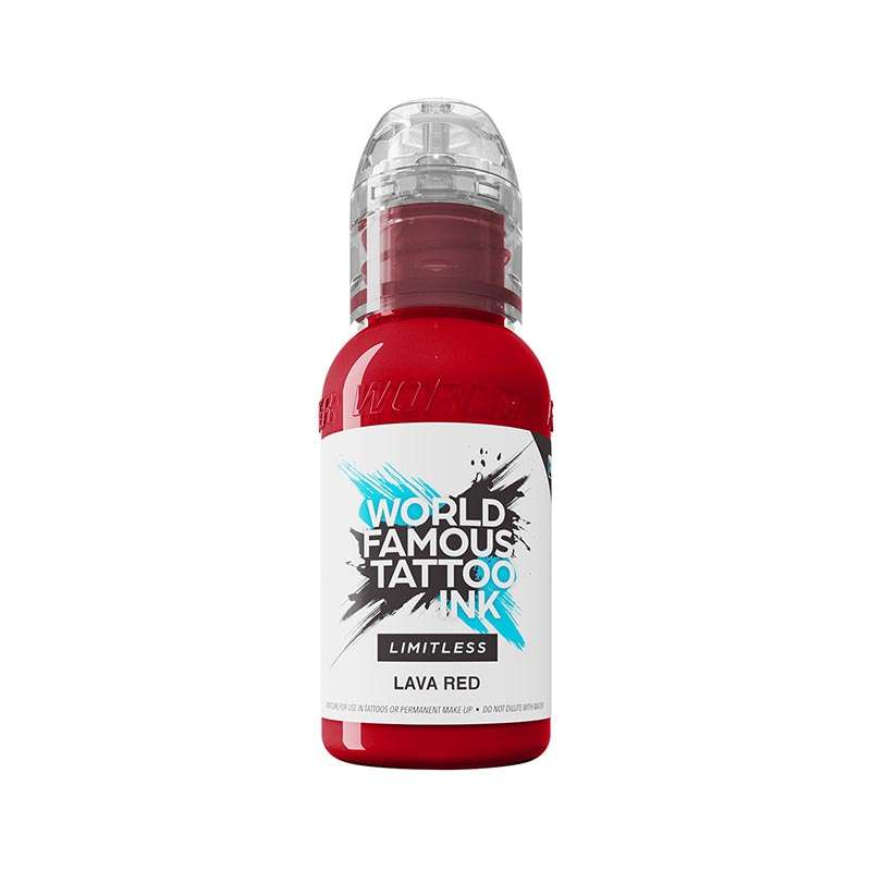 World Famous Limitless Ink - Lava Red – Redline Tattoo Supply