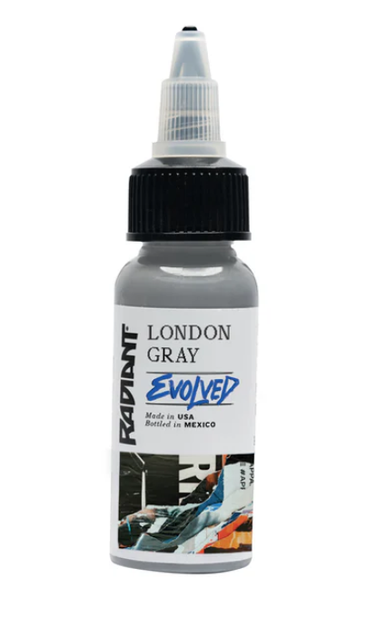 Radiant Colors - Evolved - Tattoo Farbe - London Gray 30 ml