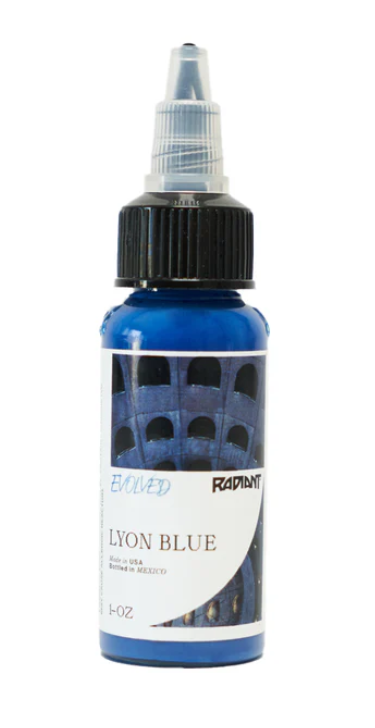 Radiant Colors - Evolved - Tattoo Farbe - Lyon Blue 30 ml