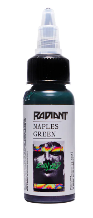 Radiant Colors - Evolved - Tattoo Farbe - Naples Green 30 ml