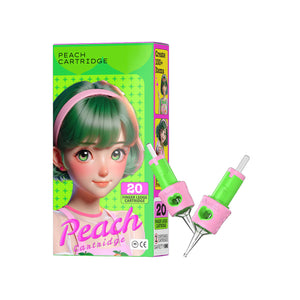 Peach Cartridge - 20 Stück - Round Liner 0.30mm