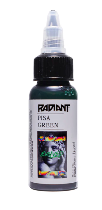 Radiant Colors - Evolved - Tattoo Farbe - Pisa Green 30 ml