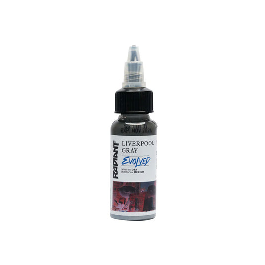 Radiant Colors - Evolved - Tattoo Farbe - Liverpool Gray 30 ml