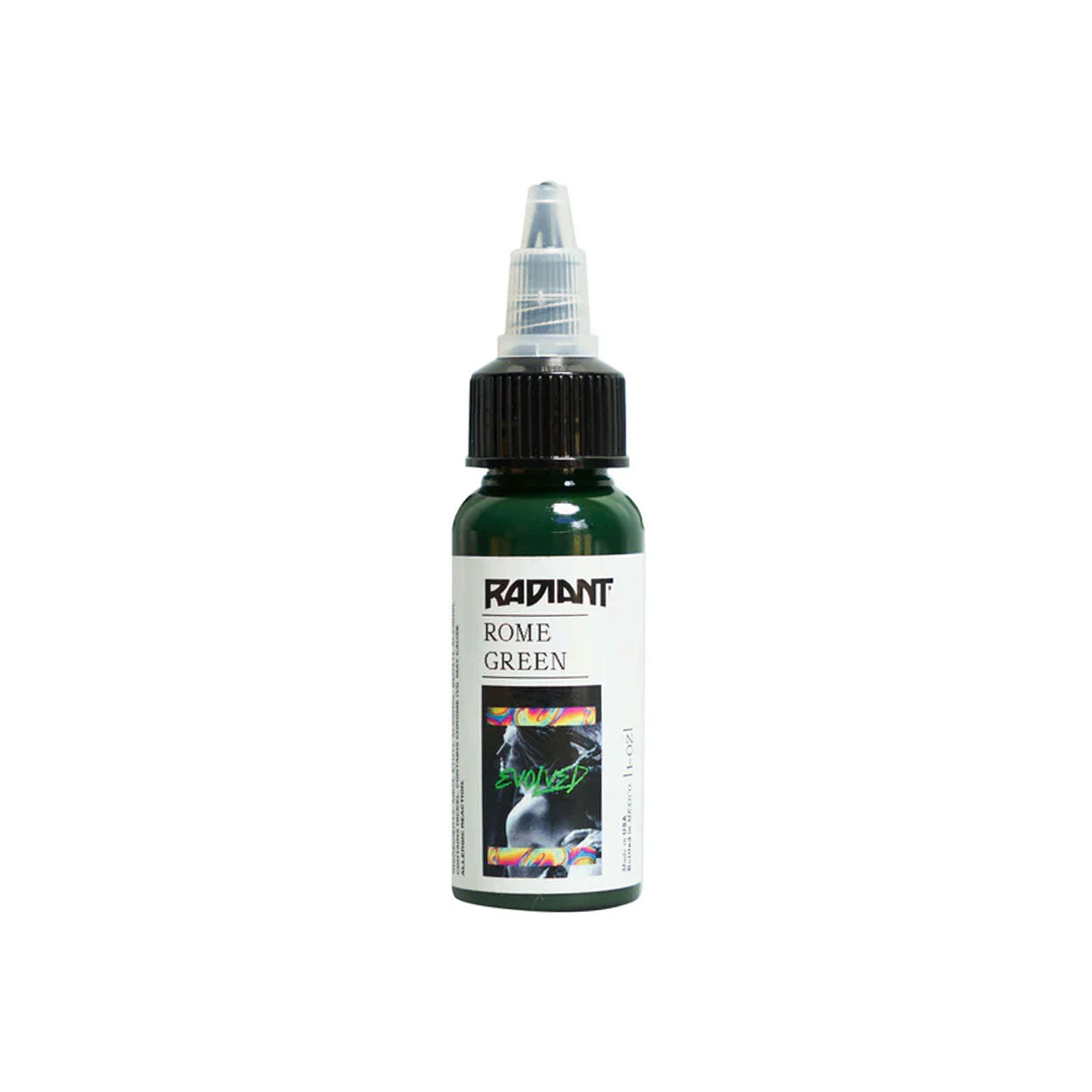 Radiant Colors - Evolved - Tattoo Farbe - Rome Green 30 ml