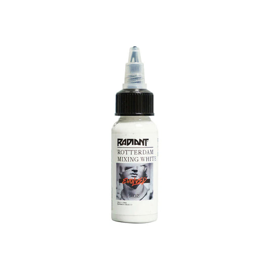 Radiant Colors - Evolved - Tattoo Farbe - Rotterdam Mixing White 30 ml