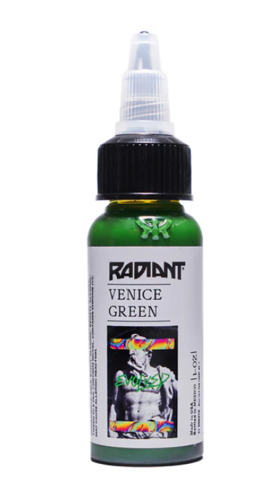 Radiant Colors - Evolved - Tattoo Farbe - Venice Green 30 ml