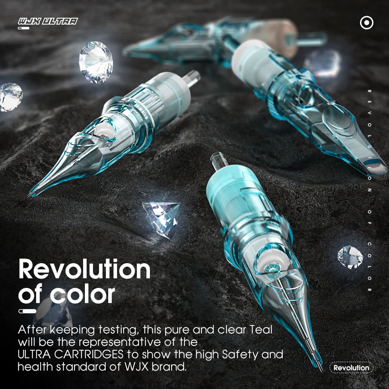 WJX ULTRA Tattoo Professional Cartridges - Round Shader 10 - 0.30mm