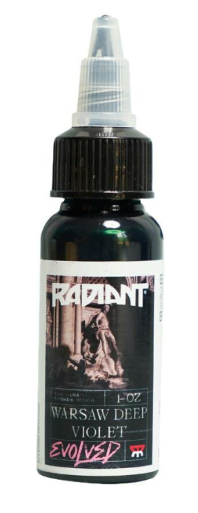 Radiant Colors - Evolved - Tattoo Farbe - Warsaw Deep Violet 30 ml