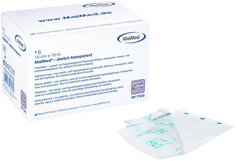 MaiMed - Second Skin - stretch transparent - 10cm x 10m