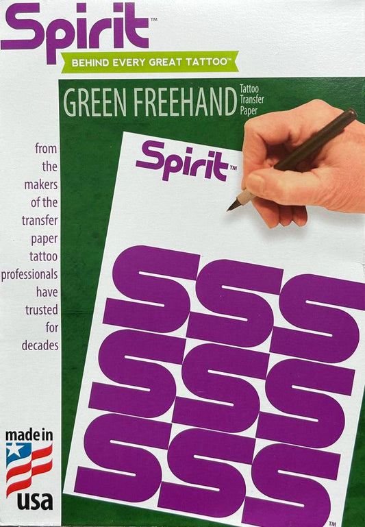 Spirit Green Freehand Transferpapier